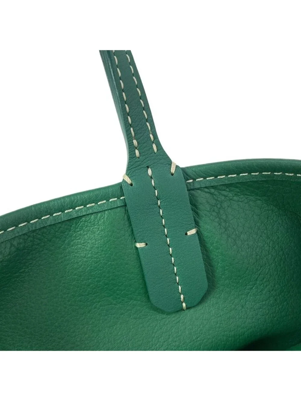 Goyard Tote Anjou Mini Green Leather